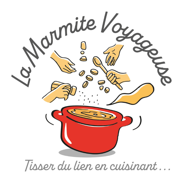 La Marmite Voyageuse : création de logo et plaquette